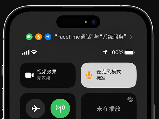 莲都苹果授权维修网点分享iPhone在通话时让你的声音更清晰 