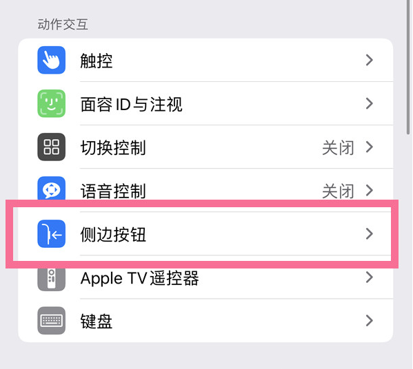 莲都苹果14维修店分享iPhone14 Plus侧键双击下载功能关闭方法 