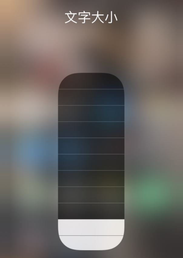 莲都苹果手机维修分享小技巧：在 iPhone 控制中心快速调节字体大小 